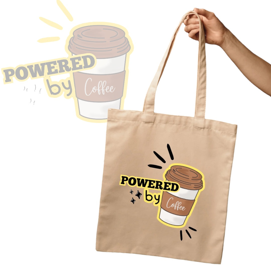 Powered by Coffee bag