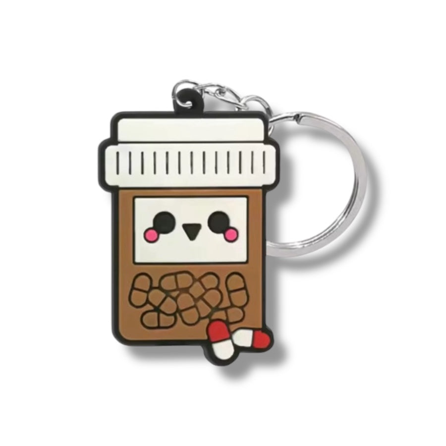 Cute Pills Keychain