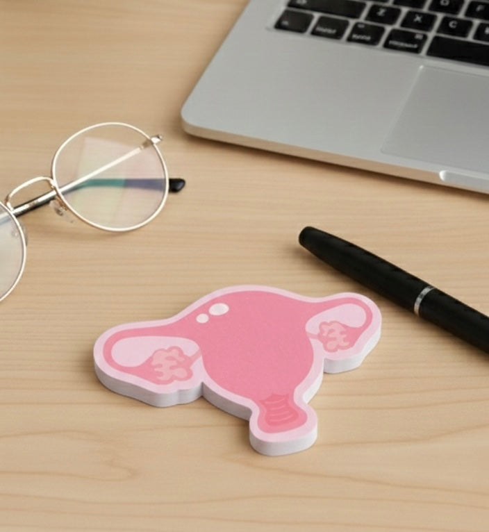 uterus sticky notes