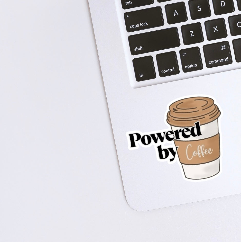 Powered by coffee Sticker