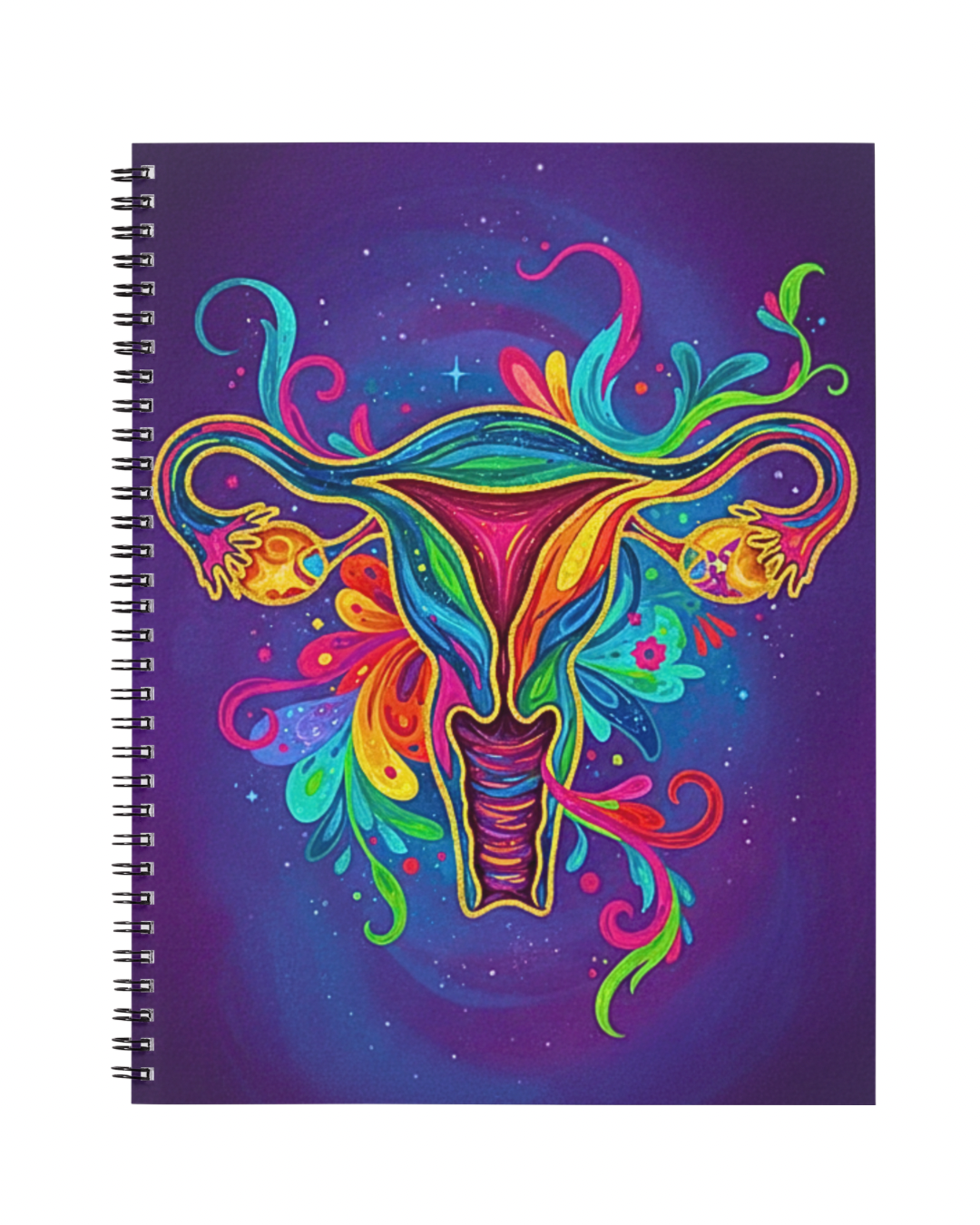 Colorful Uterus Notebook