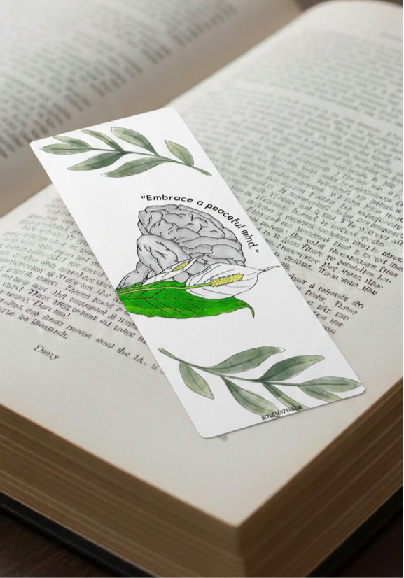 "Peaceful mind" Bookmark