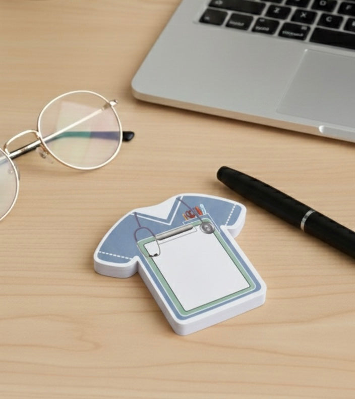 blue scrubs sticky notes