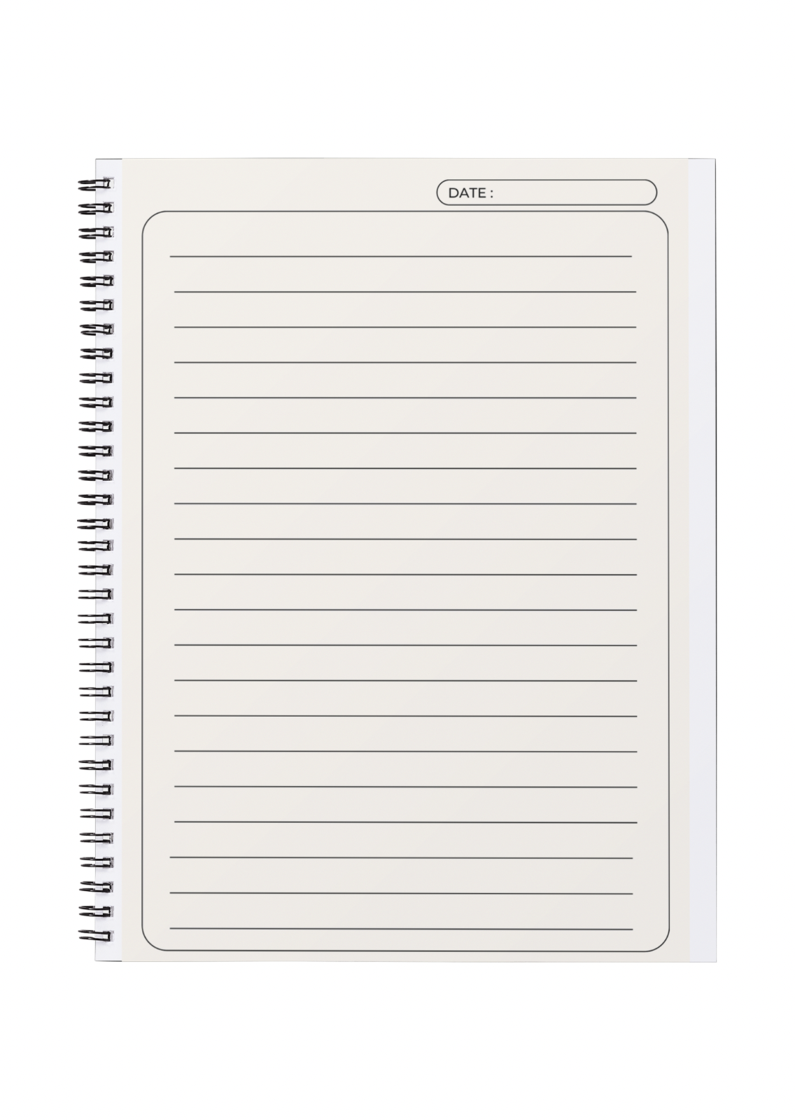 Bones A5 Spiral Notebook