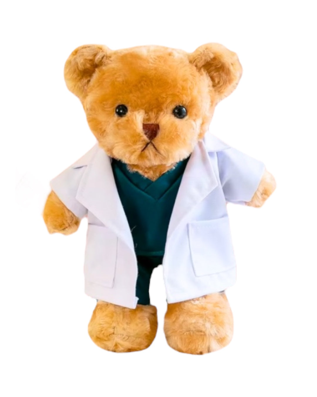 Dr. Teddy - Scrubs and white coat