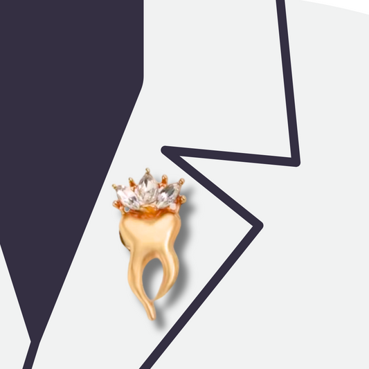 Golden Tooth Pin