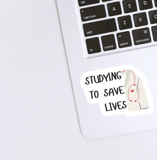 Saving Lives Sticker