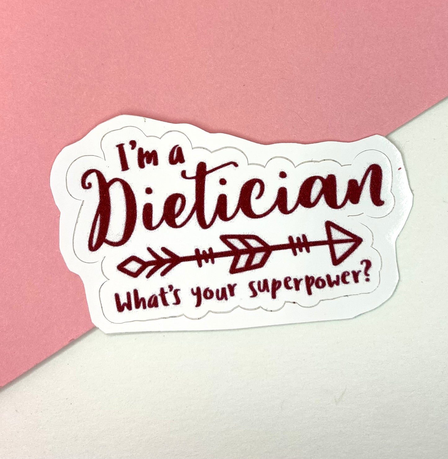 Dietitian Vinyl Sticker