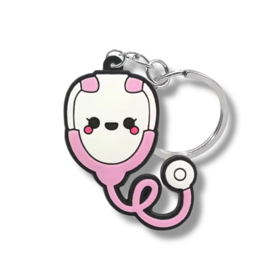 Cute stethoscope Keychain