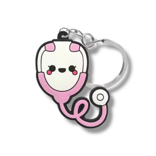 Cute stethoscope Keychain