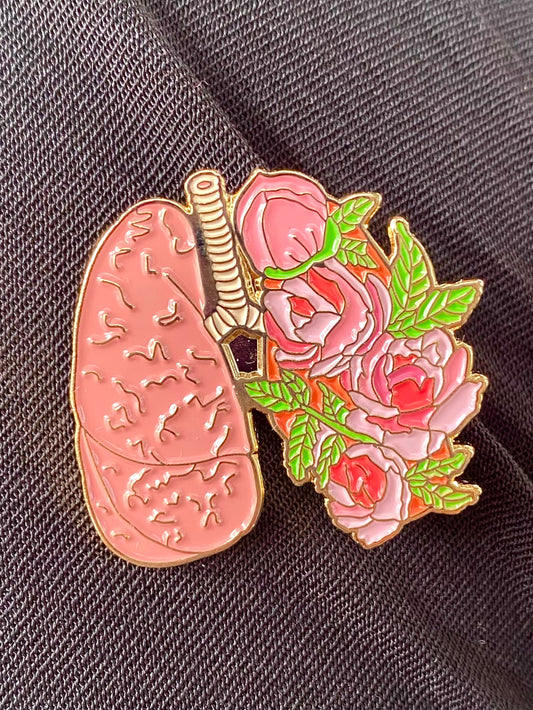 Breathe Enamel Pin