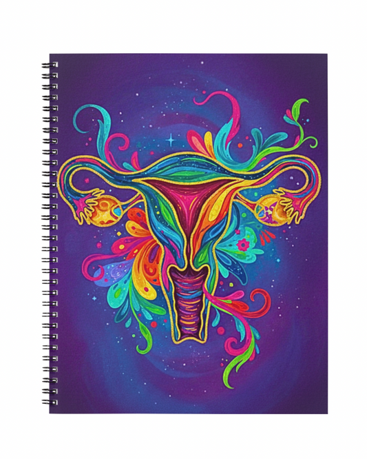 Colorful Uterus Notebook