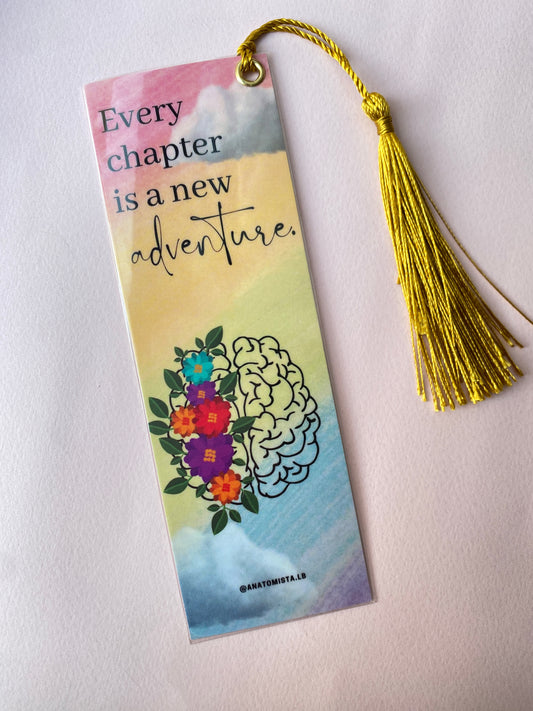 Floral Brain Bookmark