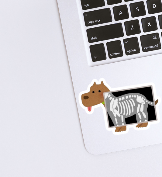 Dog X-ray Sticker