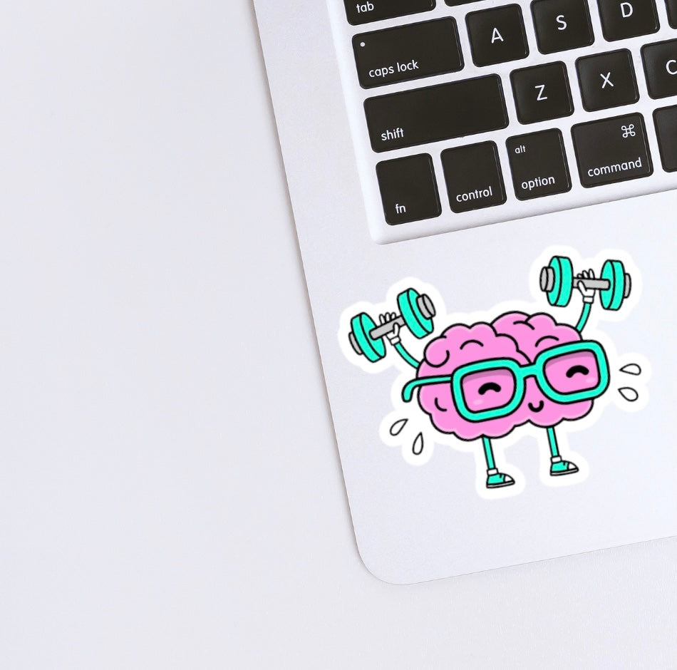 Training Brain Sticker