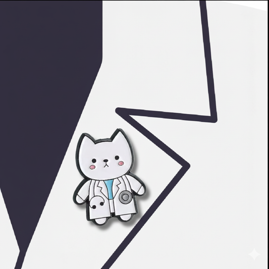 Dr. Cat pin