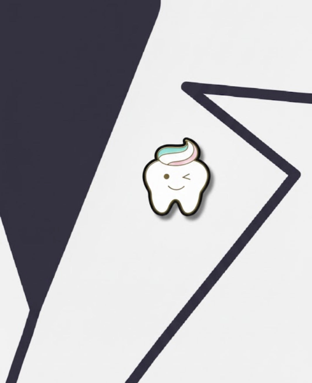happy tooth pin