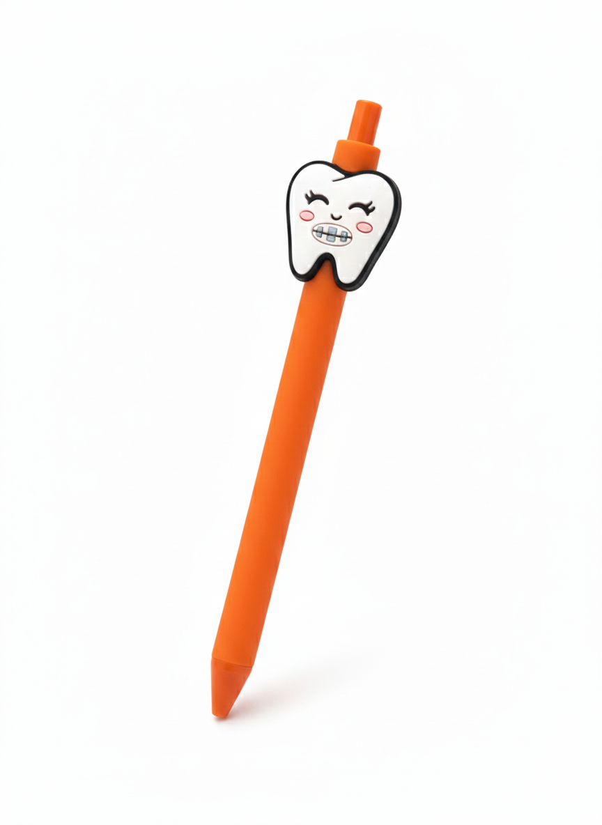 Tooth pen-orange