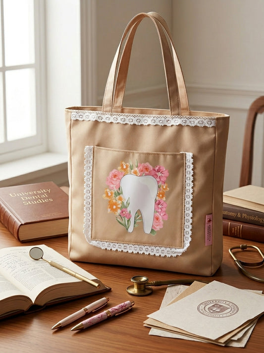 "Floral Tooth" Bag