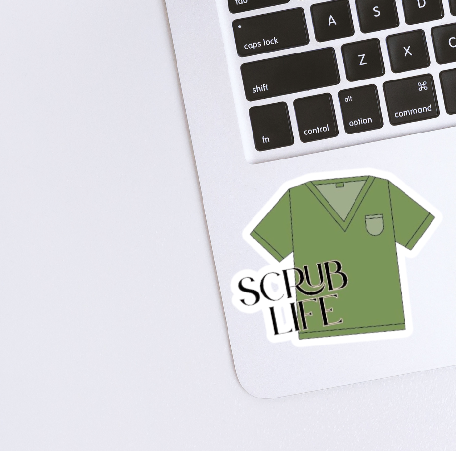 Scrub Sticker