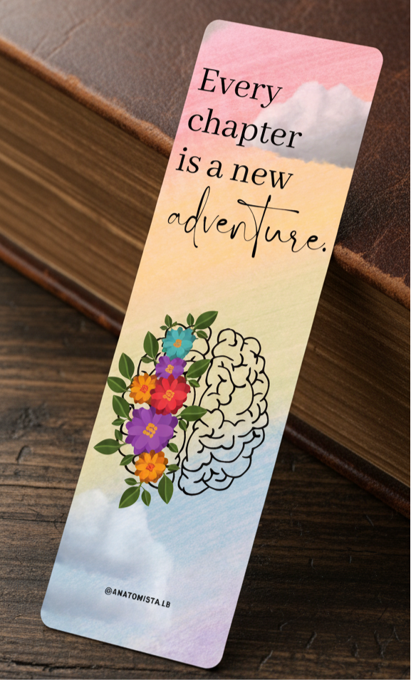 Floral Brain Bookmark