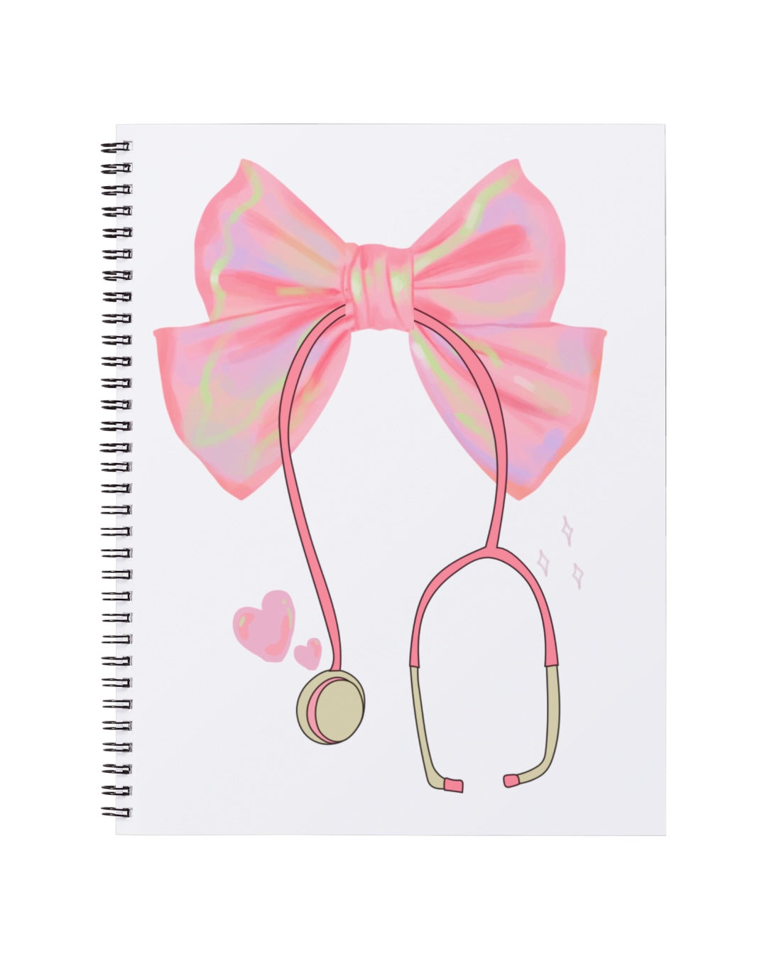 Pink Stethoscope Notebook