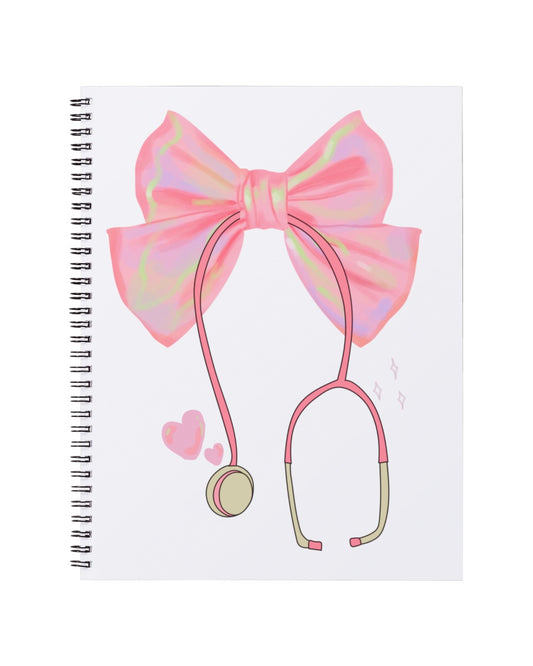 Pink Stethoscope Notebook